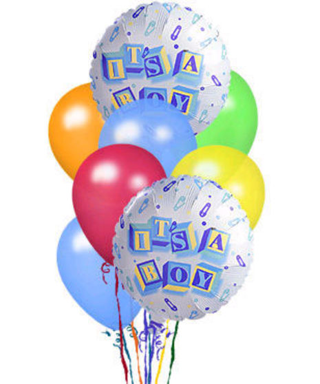 It's A Boy Balloon Bouquet